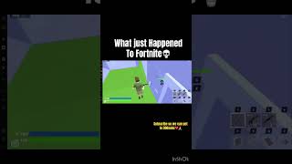 What Just Happened To Fortnite💀 #fortnite #gaming #funny #memes #clips #shorts
