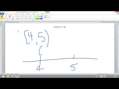 1.7 - Interval Notation [Math 151]