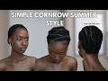 SIMPLE SUMMER HAIRSTYLE ON 4C HAIR EP#2 | 4C NATURAL HAIRSTYLES