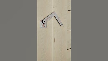 Automatic sliding gate latch 🔐 design idea 💡 #shorts