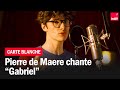 Capture de la vidéo Pierre De Maere Chante "Gabriel" - Carte Blanche