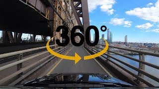 360° Driving NYC's Ed Koch Queensboro (59th Street) Bridge Outer Roadway