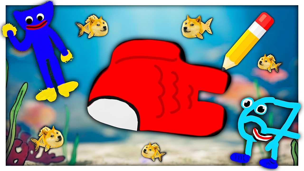 DISEGNO PESCI ASSURDI PER IL MIO ACQUARIO ILLEGALE! - YouTube