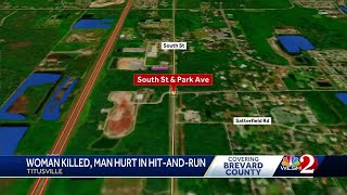 Police: Woman killed, man injured in Brevard County hit-and-run crash