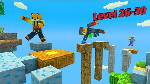 Craft Parkour: 3D Blocky Race Level 26-30 IOS