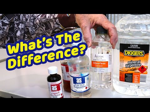 Know Your Solvents: Gum Turpentine vs Mineral Turpentine For Oil