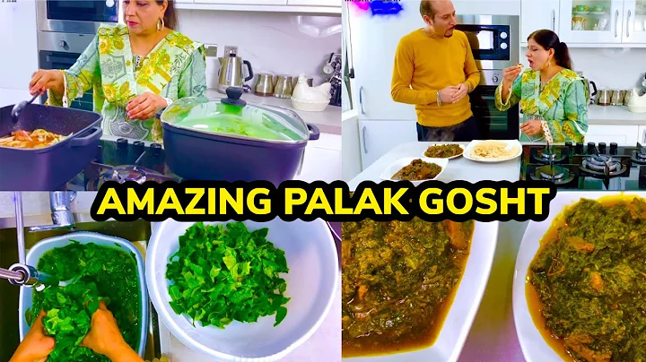 MAMA COOKS AMAZING PALAK GOSHT FOR FAMILY EASY STEPS START TO FINISH / SHANIIS WORLD