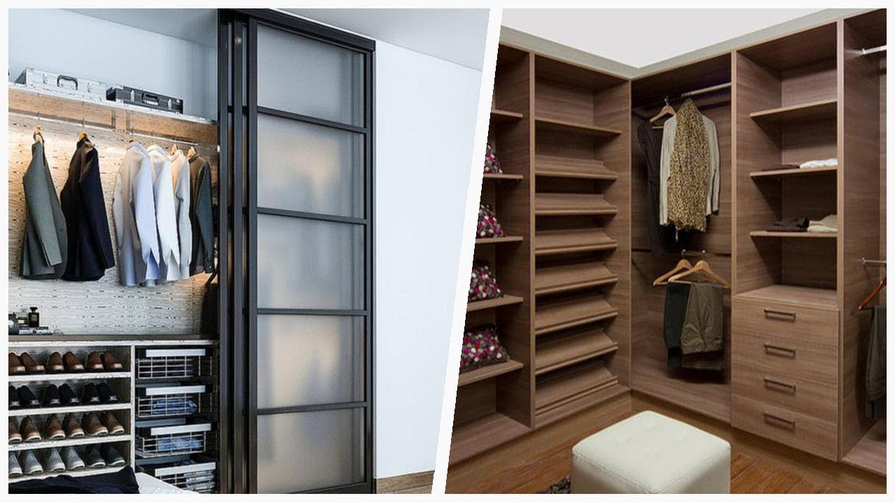 75 Contemporary Medium Tone Wood Floor Closet Design Ideas You'll Love 🔴