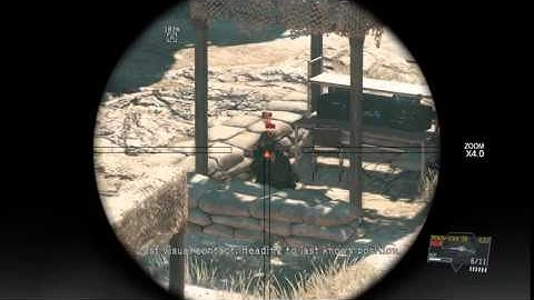 MGS V - 2 Kills, One Bullet