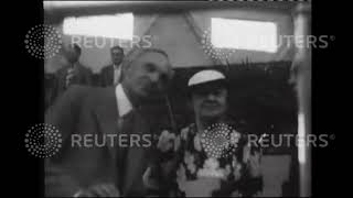 1938 TRANSPORT: Henry Ford feted on 75th Birthday