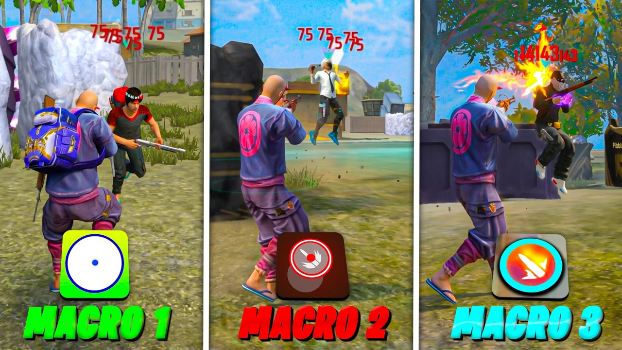 ¡Probé Las Mejores MACROS de la PLAY STORE en FREE FIRE! #2