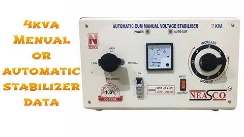 5 kva auto cut or automatic stabilizer transformer winding data / 90v to 440v / Mehta electric