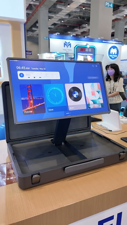 Portable Screen suitcase  by ELC #computex2025