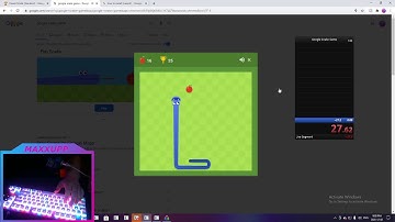 Google Snake Game 25 Apples WR Speedrun 42.05s (Large Map)