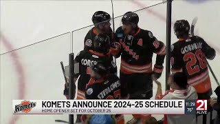 Komets Announce 2024-25 Schedule