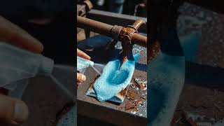 Instant Rust Cleaning Spray, Satisfying Asmr 😌 #rust #spray #satisfying #asmr #shorts (17)