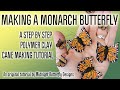 Polymer Clay Tutorial - Monarch Butterfly Cane