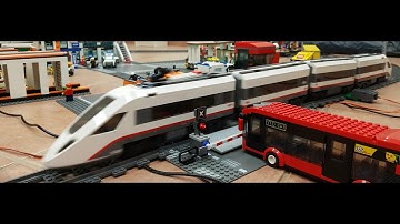 Multiple Lego trains on one track - train automation