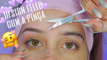 Como fazer sobrancelha sozinha com pinça passo a passo?