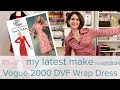 My latest make  the dvf wrap dress