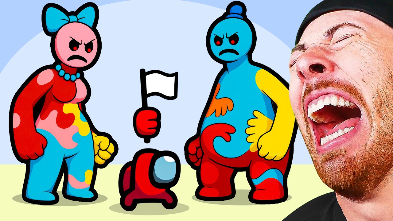 Mini Crewmates vs Doey! Epic Poppy Playtime 4 Showdown Animation!