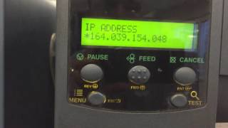 Datamax I Class 4208 Ip Address Setup