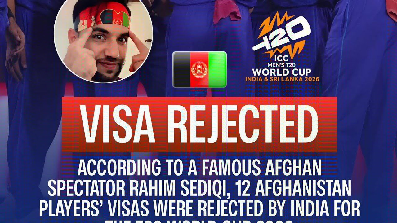 12 Afghanistan Players Visas are Rejected by Indian Government !