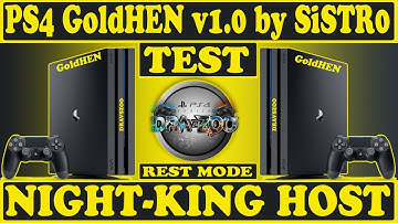 PS4 7.02 TEST GoldHEN | TEST Rest Mode