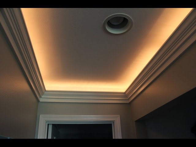 Coffered Ceiling With Lighting