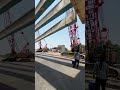 Last End PSC girder Erection work✅➡️#expressway #pscgirder #crane #construction