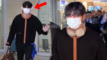1 Minute Ago! Taehyung Just Arrived at the Airport and Fans Are So Shocked By This!