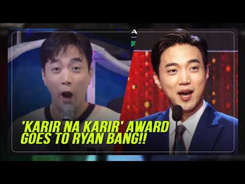 Ryan Bang maluha-luha matapos matanggap ang ‘Karir Na Karir’ awaaard