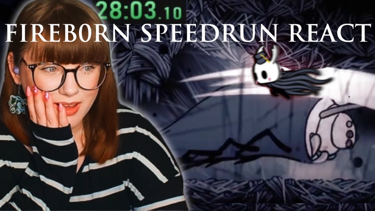 REACTING TO fireb0rn's HOLLOW KNIGHT SPEEDRUN