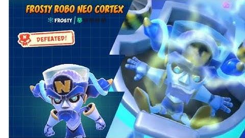 Crash Bandicoot : On the Run ! FROSTY ROBO NEO CORTEX