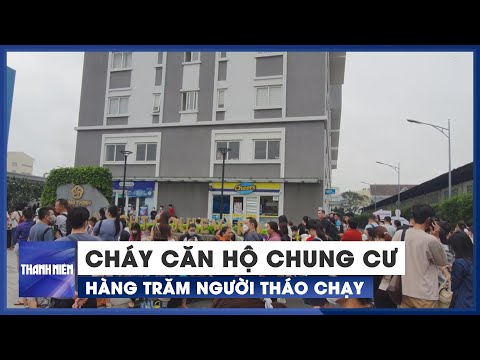 Video Cháy căn hộ chung cư ở quận Bình Tân, hàng trăm người... - youtube
