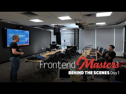 Making a Frontend Masters workshop - Day 1: Travel & Tech Check