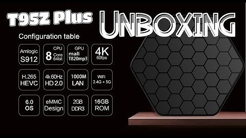 T95Z Amlogic S912 4K HDR Unboxing & Review