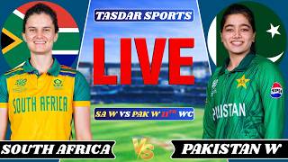 🔴LIVE: Pakistan Women vs South Africa Women PAK W vs SA W live Match Today, 11th WC, Tasdar Sports