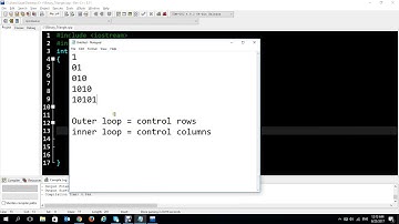 Binary Triangle in C++
