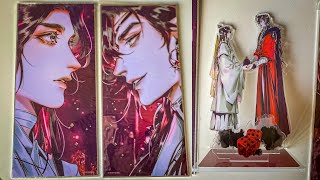 Unboxing Heaven Officials Blessingtgcf Hualian Shikishi And Standee