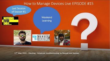 HTMD-WE15📌SCCM Software Update Patching Troubleshooting by Deepak HTMD📌ConfigMgr Patching Process