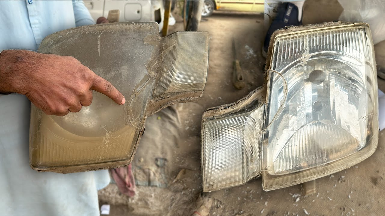 Buffing & Cleansing Foggy Car Lights DIY Non Pro Grade YouTube