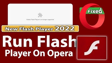 Run and Enable Adobe Flash player on Opera Browser 2022 | How to add Flash Player Extension to Opera