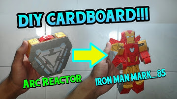 Arc Reactor Become Iron Man Mark_85 DIY CARDBOARD (Dari Kardus)AVENGERS EndGame MCU