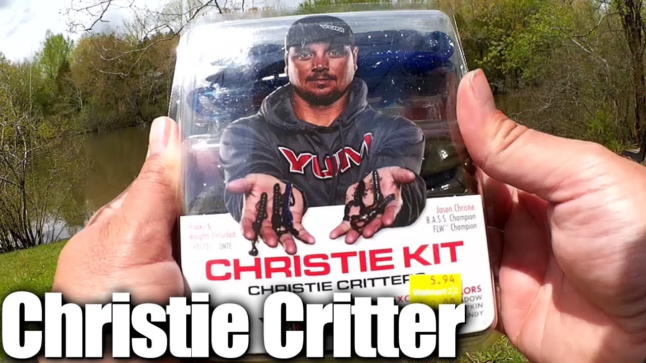 Bass Fishing from the Bank with a YUM Christie Critter!
