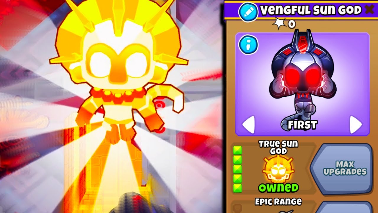 Bloons TD 6 - How to Get True Vengeful Sun God Temple