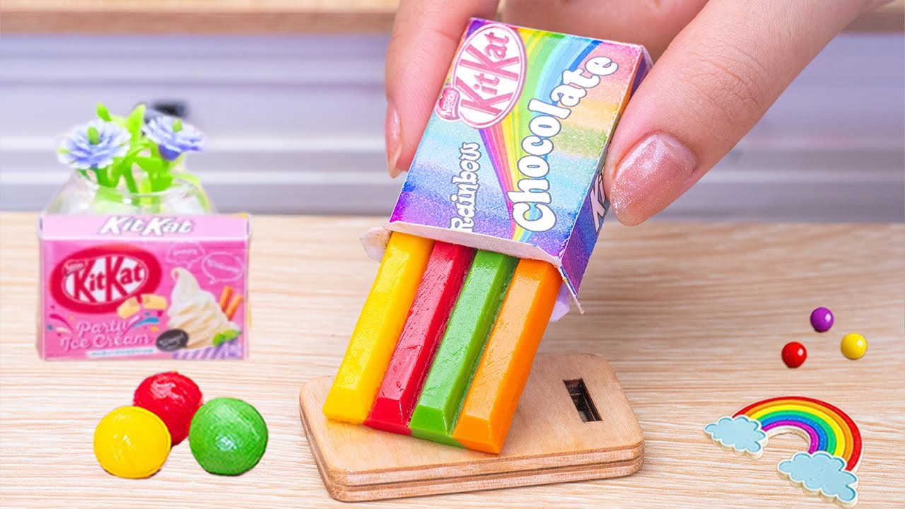 Вкусный торт «КитКэт» | Более 1000 восхитительных идей для миниатюрных радужных тортов «КитКэт»