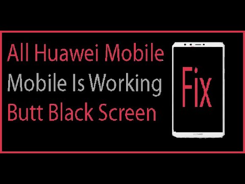 How to fix Huawei black screen #All huawei Mobile black screen fix 100 % | By Mobile repairing