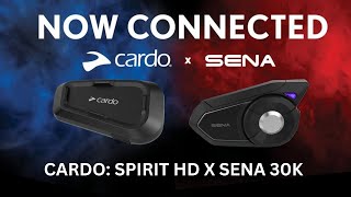 Cardo Spirit HD & Sena 30K Connectivity