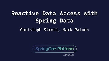 Reactive Data Access with Spring Data - Christoph Strobl, Mark Paluch